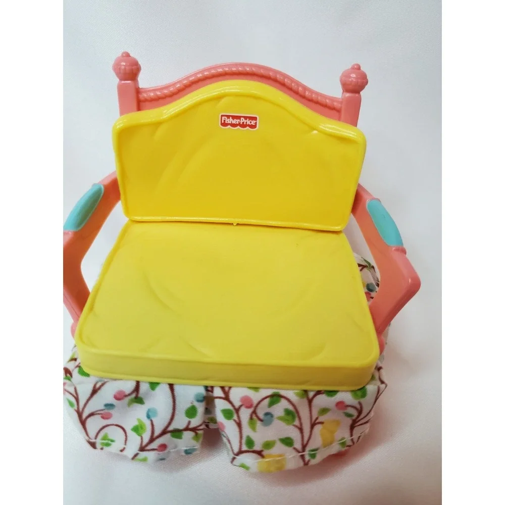 Fisher Price Loving‎ Family Living Room Dollhouse Fabric Chair Furniture 2006
